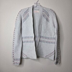 Love Hanna Andersson Knit Cardigan Open Front Nordic Stitch Women's XS‎